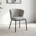 Weldy Chair-Set of 2-Grey/Black-With 2-Year Warranty