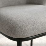 Weldy Chair-Set of 2-Grey/Black-With 2-Year Warranty