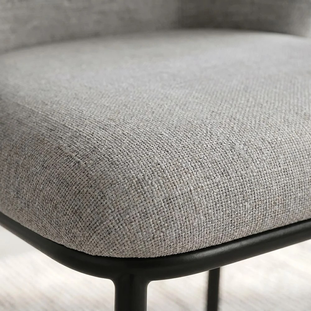 Weldy Chair-Set of 2-Grey/Black-With 2-Year Warranty - Image 4
