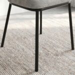 Weldy Chair-Set of 2-Grey/Black-With 2-Year Warranty