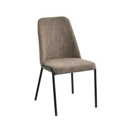 Agata Set of 2 Dining Chairs - Brown/Black - With 2-Year Warranty - Image 2