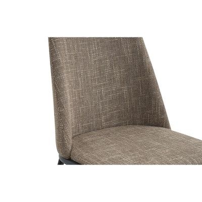 Agata Set of 2 Dining Chairs - Brown/Black - With 2-Year Warranty - Image 5
