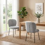 Primo Dining Chair Set Of 2 - Grey/Black