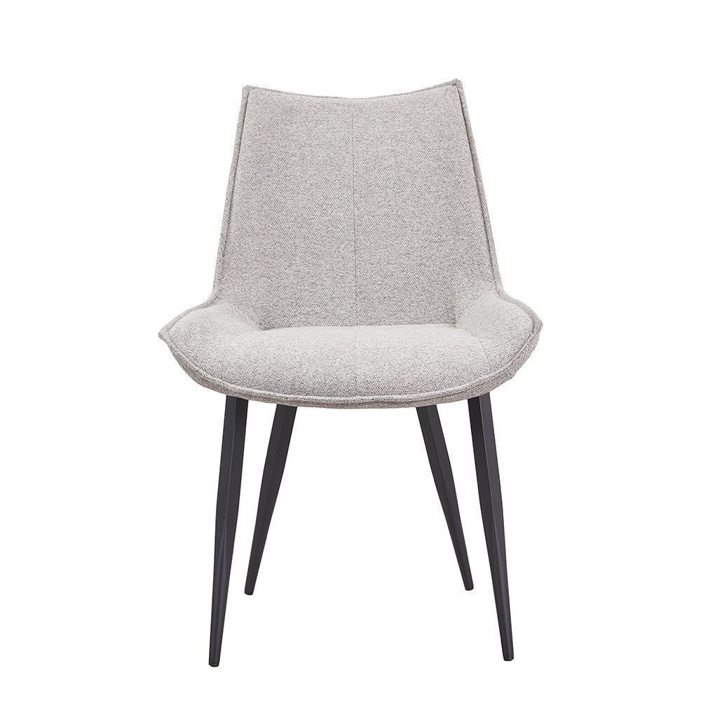 Wellington Dining Chair Set Of 2-Grey/Black - Image 4