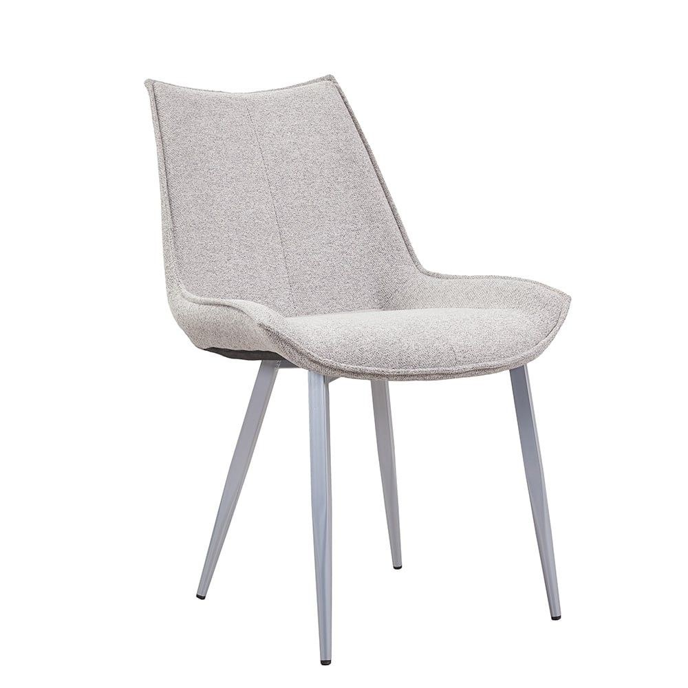 Wellington Dining Chair Set Of 2-Grey/Silver - Image 2