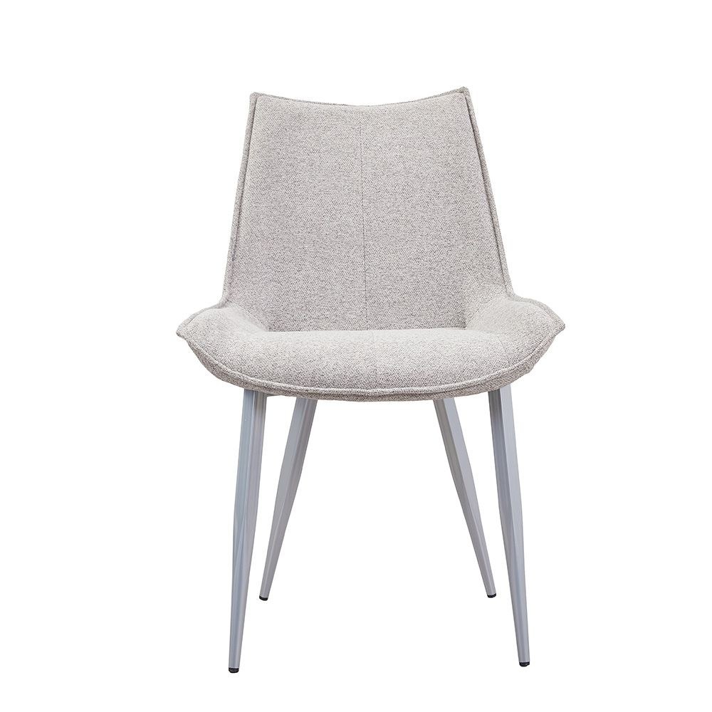 Wellington Dining Chair Set Of 2-Grey/Silver - Image 3