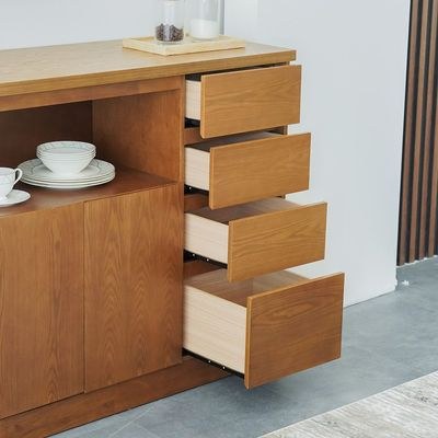 Artilla Buffet Cabinet - Walnut - With 2-Year Warranty - Image 3