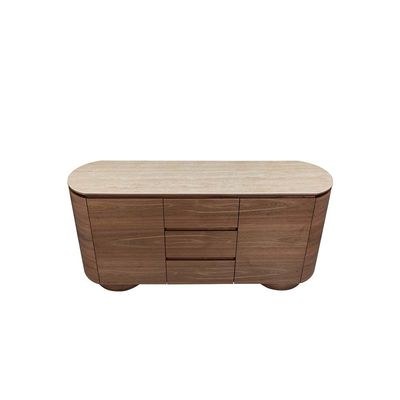 Austria Buffet Cabinet - Natural Walnut - With 2-Year Warranty - Image 2