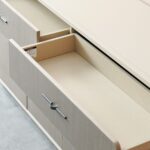 Libra Buffet Cabinet - Light Brown/Beige - With 2-Year Warranty