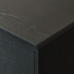 Walder Buffet Cabinet With Glass Door-Black