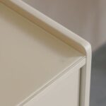 Oru Tempered Glass Top Buffet Cabinet with 4 Doors - Cream/Beige - With 2-Year Warranty