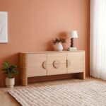Kanso 2Door & 2Drawer Buffet Cabinet-Natural Oak