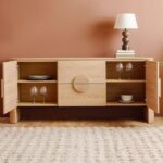 Kanso 2Door & 2Drawer Buffet Cabinet-Natural Oak