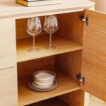 Kanso 2Door & 2Drawer Buffet Cabinet-Natural Oak