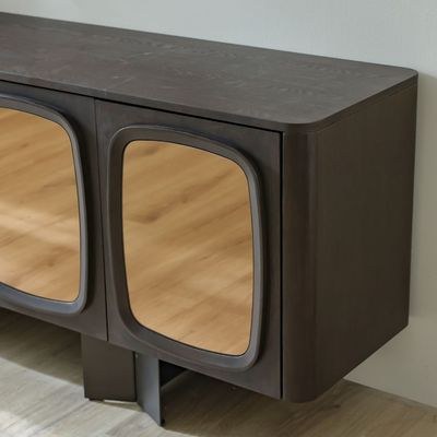 Terrakai 4 Doors Buffet Cabinet -D.Brown /Bronze - Image 3