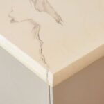 Retrova 4 Doors Buffet Cabinet -White Grey /Gunmetal