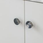 Fijiri 4 Door Buffet Cabinet -Grey/Beige