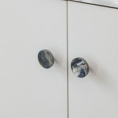 Fijiri 4 Door Buffet Cabinet -Grey/Beige - Image 3
