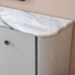 Fijiri 4 Door Buffet Cabinet -Grey/Beige