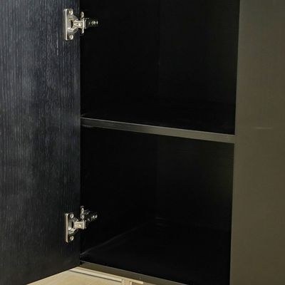 Linea Marble Top Buffet Cabinet with 4 Drawers - Grey/Black - With 2-Year Warranty - Image 3