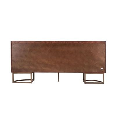 New AlHamra Stone Top Buffet Cabinet - White/Green/Brown - Image 3