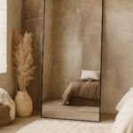 Zara Full Length Black Rectangular Mirror