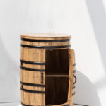 Alani Industrial Barrel Cocktail Cabinet (100x65CM)