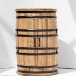 Alani Industrial Barrel Cocktail Cabinet (100x65CM)