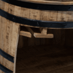 Saylor Industrial Barrel Cocktail Cabinet (100x65CM)