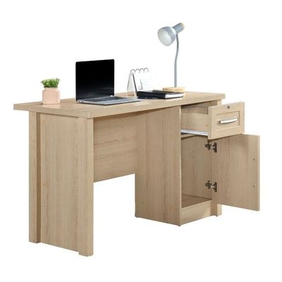 Jupiter Office Desk-Oslo Oak-With 2-Year Warranty - Image 2