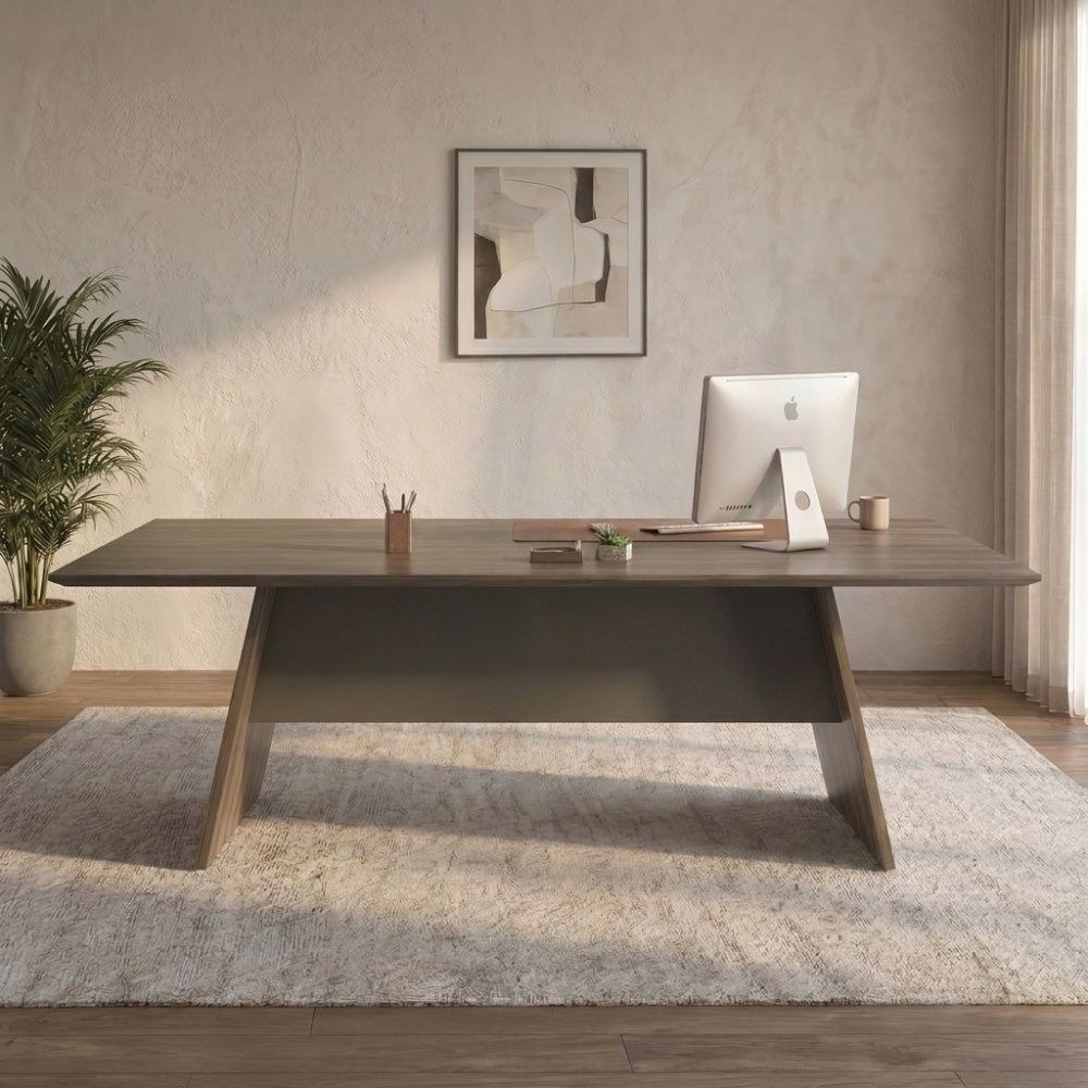 Hammel Meeting/Conference Table-Dark Teakwood-With 5-Year Warranty - Image 2