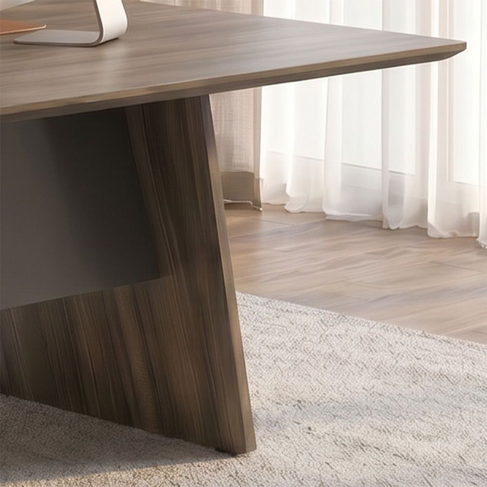 Hammel Meeting/Conference Table-Dark Teakwood-With 5-Year Warranty - Image 4