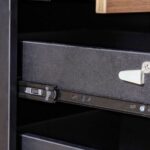 Blend Office Desk with 3 Drawers - Walnut - With 2-Year Warranty