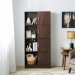 Bush 4 Door Storage Cabinet - Walnut