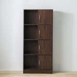 Bush 4 Door Storage Cabinet - Walnut