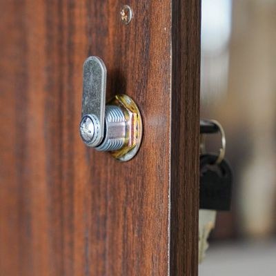 Bush 4 Door Storage Cabinet - Walnut - Image 5