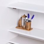 Elisha Study Desk With 3 Door storage- White