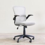 Allorica Mid Back Office Chair-Light Grey/Black-With 2-Year Warranty