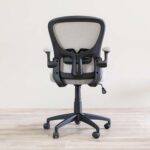 Allorica Mid Back Office Chair-Light Grey/Black-With 2-Year Warranty