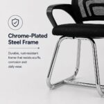 Herald Visitor Chair - Black - With 2-Year Warranty