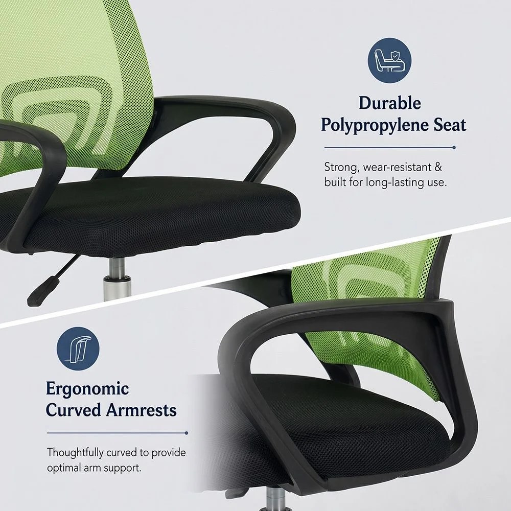 Herald Office Chair - Green - Image 4