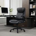 Louise High Back Office Chair - Black - With 2-Year Warranty