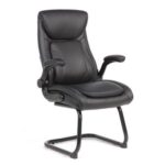 Louise Visitor Back Office Chair - Black - With 2-Year Warranty