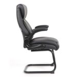 Louise Visitor Back Office Chair - Black - With 2-Year Warranty