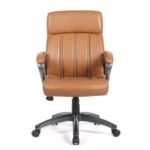 Veloso Mid Back Office Chair - Tan - With 2-Year Warranty