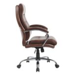 Harland High Back Office Chair - Dark Brown - With 2-Year Warranty