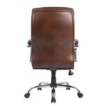Harland High Back Office Chair - Dark Brown - With 2-Year Warranty