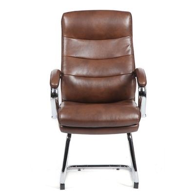 Harland Visitor Back Office Chair-Dark Brown - Image 3