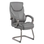 Courtney Visitor High Back Office Chair - Grey - With 2-Year Warranty