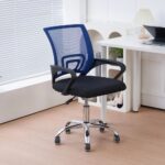 Herald Office Chair - Blue/Black - With 2-Year Warranty